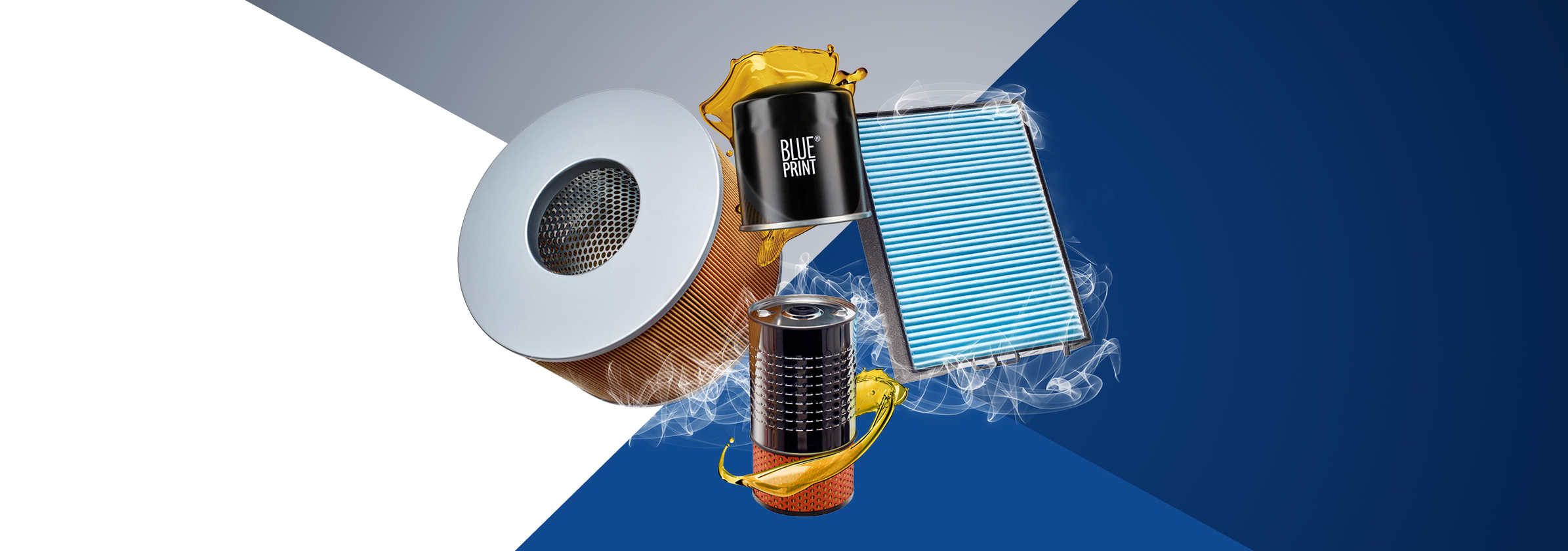 Photo showing various Blue Print filters